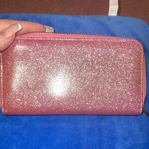 Forever 21 Glitter Pink Wallet